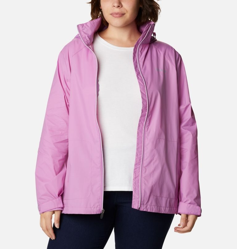 Women's Columbia Switchback III Jackets Pink | Plus Size CA-Q68C0